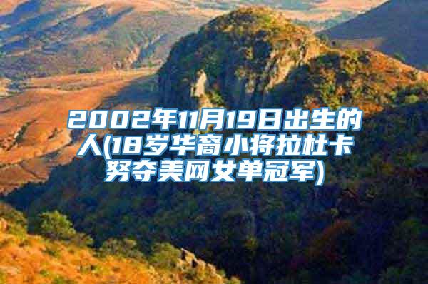 2002年11月19日出生的人(18岁华裔小将拉杜卡努夺美网女单冠军)