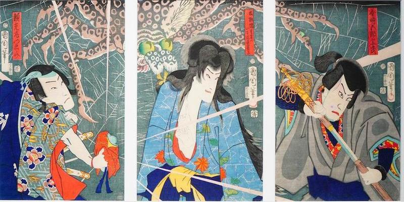 浮世绘中的“百鬼夜行”,北京呈现日本妖怪文化展