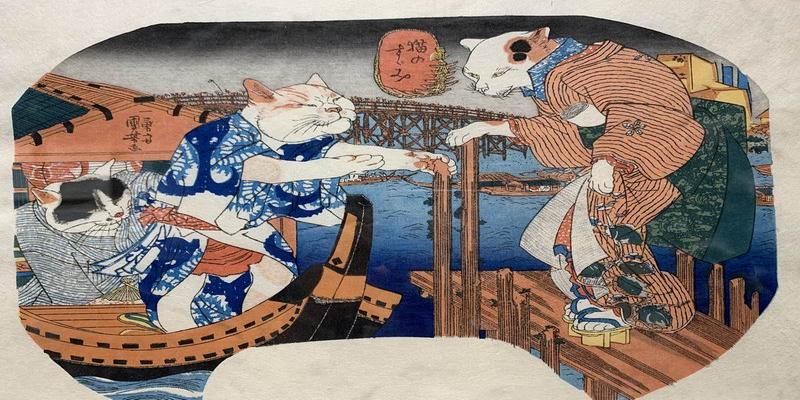 浮世绘中的“百鬼夜行”,北京呈现日本妖怪文化展