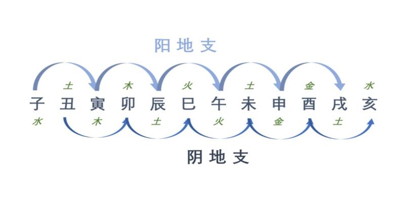 看懂自己的八字：天干地支———十二地支的五行属性
