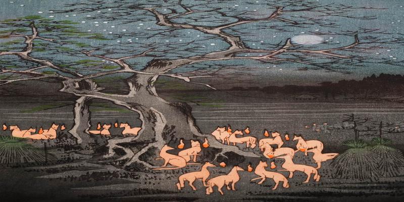 浮世绘中的“百鬼夜行”,北京呈现日本妖怪文化展