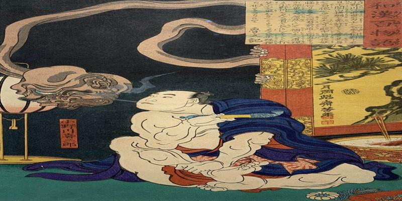 浮世绘中的“百鬼夜行”,北京呈现日本妖怪文化展