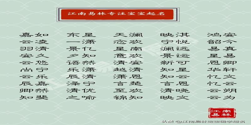 唐宋名篇起名:300个有福气的名字,个个前程似锦、好运连连