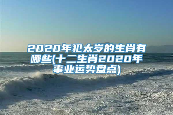 2020年犯太岁的生肖有哪些(十二生肖2020年事业运势盘点)