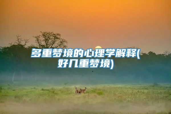 多重梦境的心理学解释(好几重梦境)