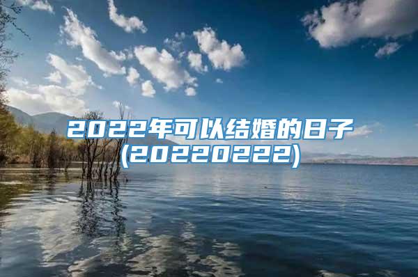 2022年可以结婚的日子(20220222)