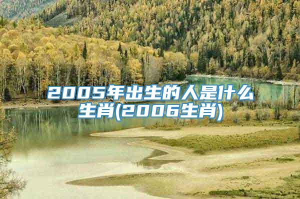 2005年出生的人是什么生肖(2006生肖)