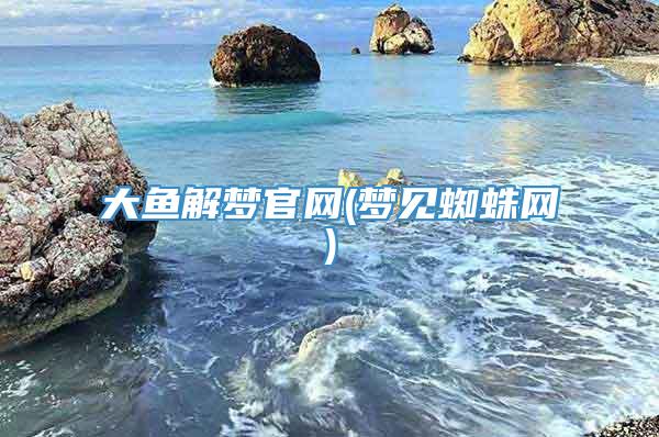 大鱼解梦官网(梦见蜘蛛网)