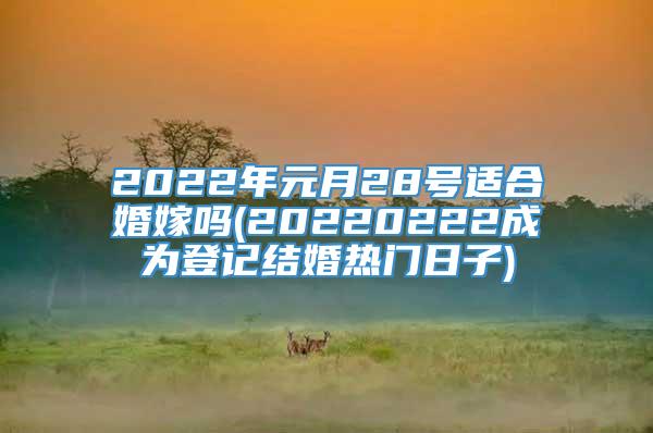 2022年元月28号适合婚嫁吗(20220222成为登记结婚热门日子)