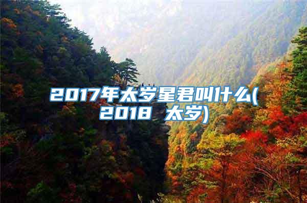 2017年太岁星君叫什么(2018 太岁)