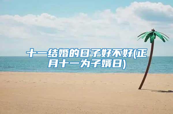 十一结婚的日子好不好(正月十一为子婿日)