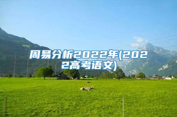 周易分析2022年(2022高考语文)