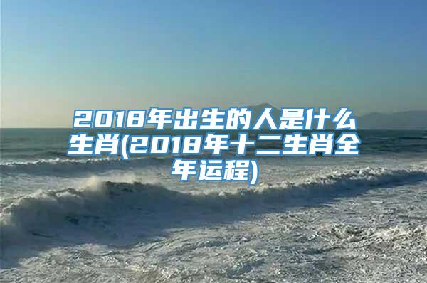 2018年出生的人是什么生肖(2018年十二生肖全年运程)