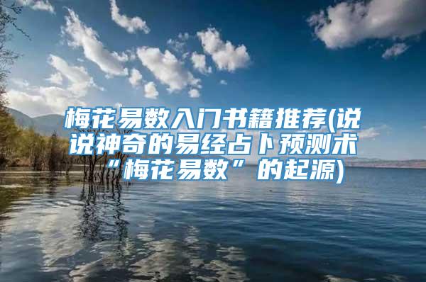 梅花易数入门书籍推荐(说说神奇的易经占卜预测术“梅花易数”的起源)