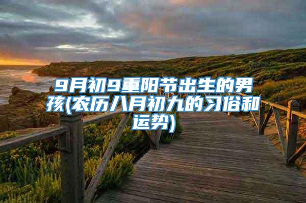 9月初9重阳节出生的男孩(农历八月初九的习俗和运势)