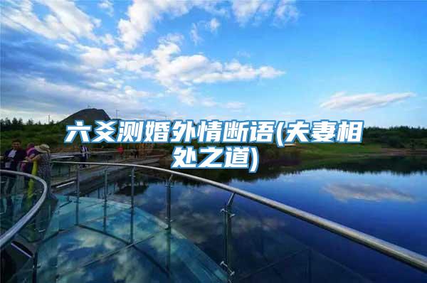 六爻测婚外情断语(夫妻相处之道)
