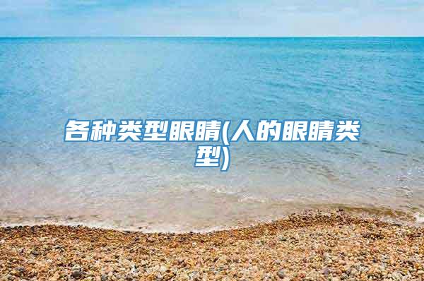 各种类型眼睛(人的眼睛类型)