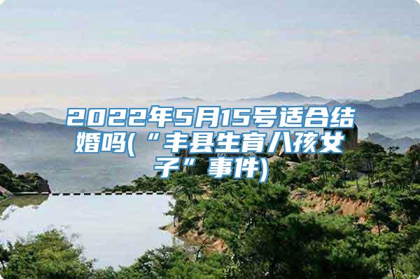 2022年5月15号适合结婚吗(“丰县生育八孩女子”事件)