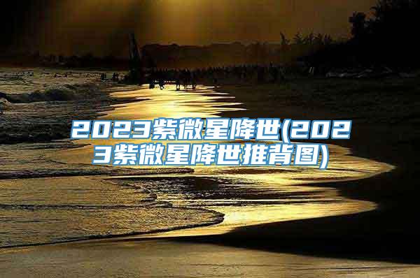 2023紫微星降世(2023紫微星降世推背图)