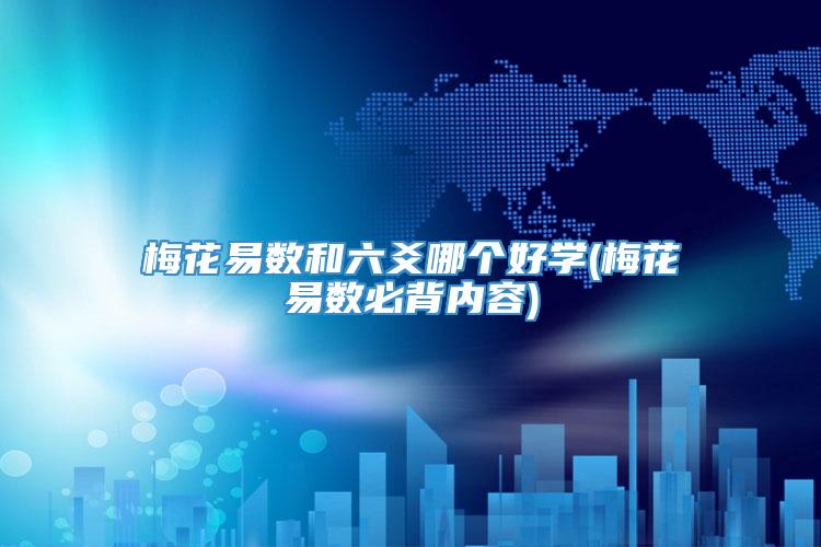 梅花易数和六爻哪个好学(梅花易数必背内容)