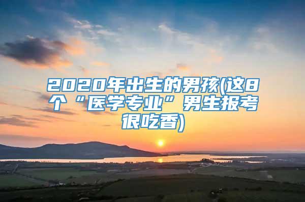 2020年出生的男孩(这8个“医学专业”男生报考很吃香)
