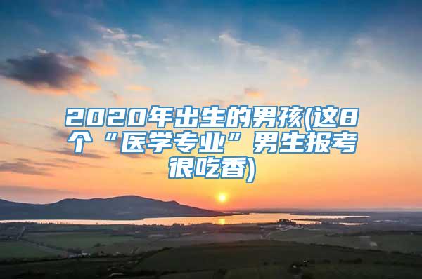 2020年出生的男孩(这8个“医学专业”男生报考很吃香)