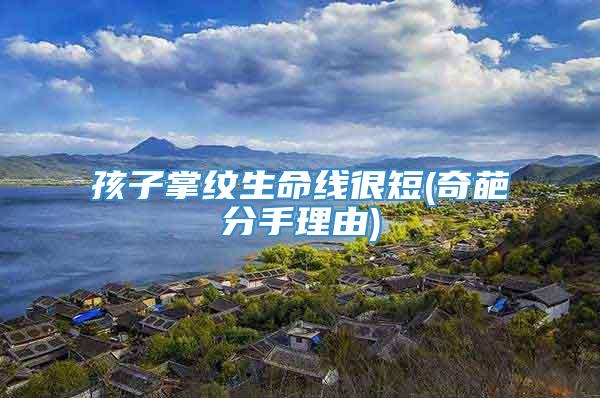 孩子掌纹生命线很短(奇葩分手理由)