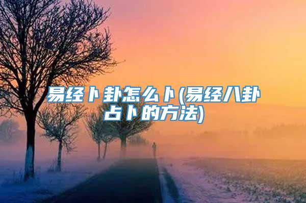 易经卜卦怎么卜(易经八卦占卜的方法)