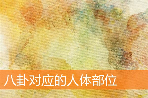八卦对应的人体部位(兑卦卦象详解)