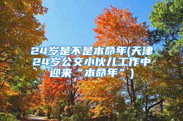 24岁是不是本命年(天津24岁公交小伙儿工作中迎来“本命年”)