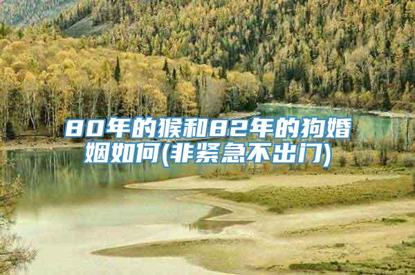 80年的猴和82年的狗婚姻如何(非紧急不出门)