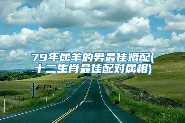 79年属羊的男最佳婚配(十二生肖最佳配对属相)