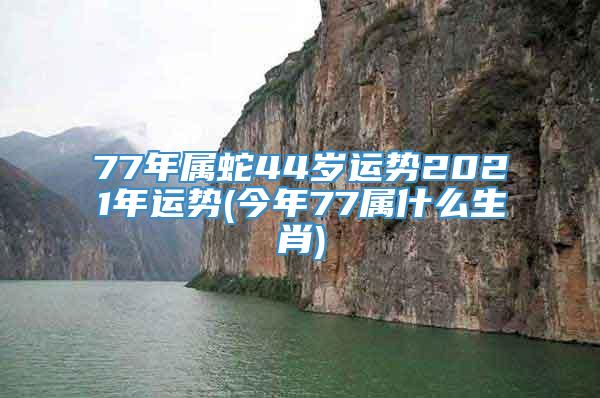 77年属蛇44岁运势2021年运势(今年77属什么生肖)