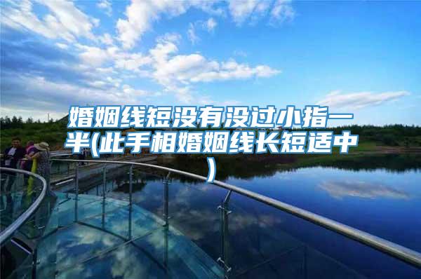 婚姻线短没有没过小指一半(此手相婚姻线长短适中)