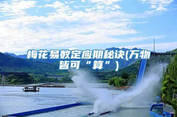 梅花易数定应期秘诀(万物皆可“算”)