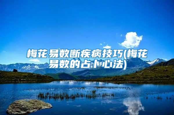 梅花易数断疾病技巧(梅花易数的占卜心法)