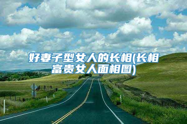 好妻子型女人的长相(长相富贵女人面相图)