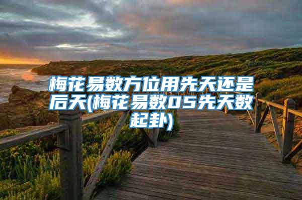梅花易数方位用先天还是后天(梅花易数05先天数起卦)
