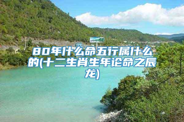 80年什么命五行属什么的(十二生肖生年论命之辰龙)