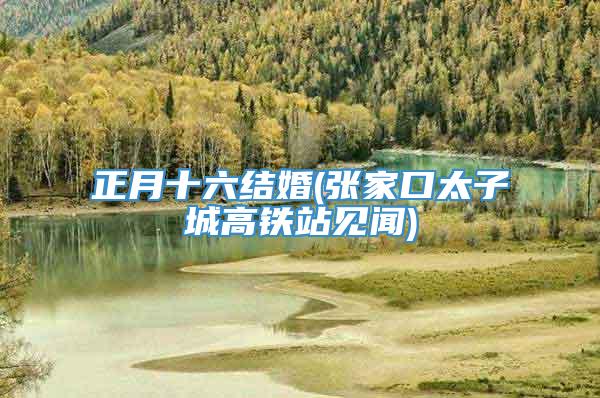 正月十六结婚(张家口太子城高铁站见闻)