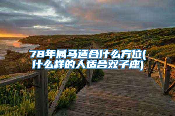 78年属马适合什么方位(什么样的人适合双子座)