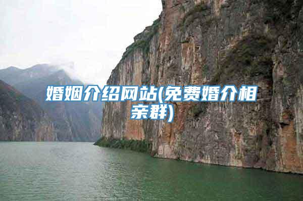 婚姻介绍网站(免费婚介相亲群)