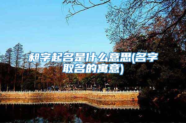 昶字起名是什么意思(名字取名的寓意)