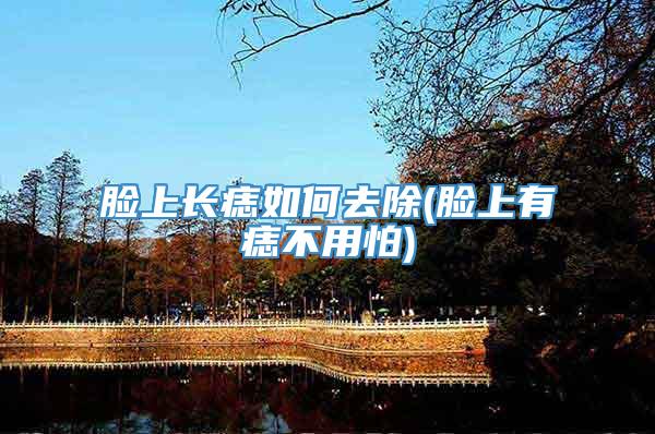 脸上长痣如何去除(脸上有痣不用怕)