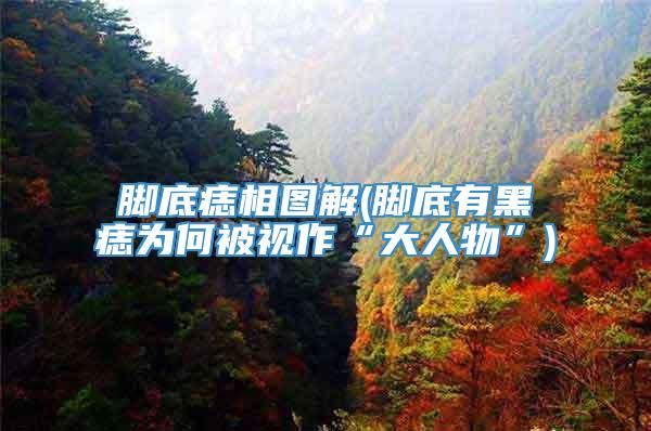 脚底痣相图解(脚底有黑痣为何被视作“大人物”)