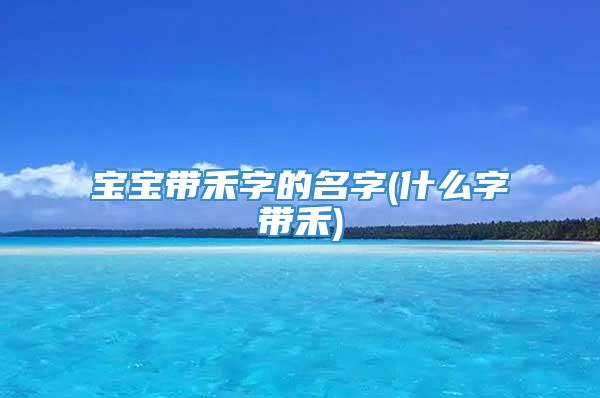 宝宝带禾字的名字(什么字带禾)