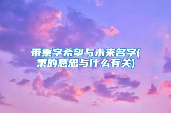 带秉字希望与未来名字(秉的意思与什么有关)