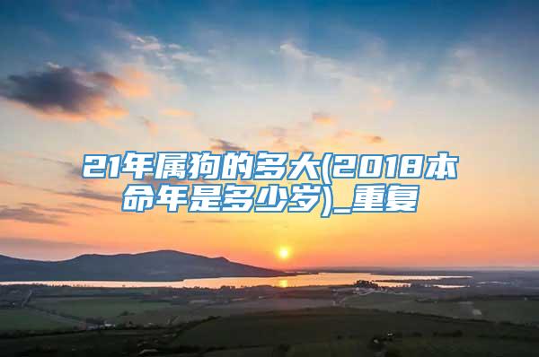 21年属狗的多大(2018本命年是多少岁)_重复