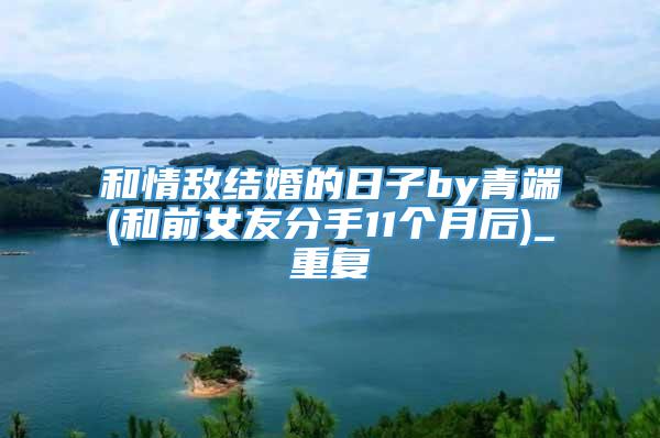 和情敌结婚的日子by青端(和前女友分手11个月后)_重复