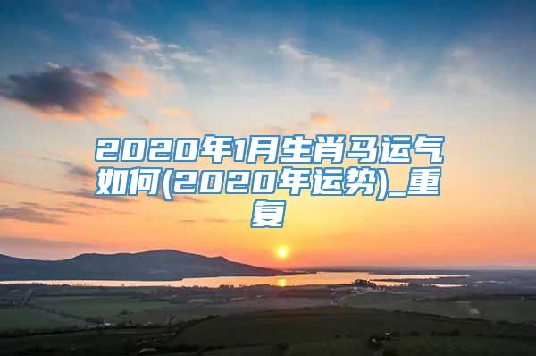 2020年1月生肖马运气如何(2020年运势)_重复